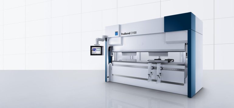 Praca nowej krawędziarki TRUMPF TruBend3100